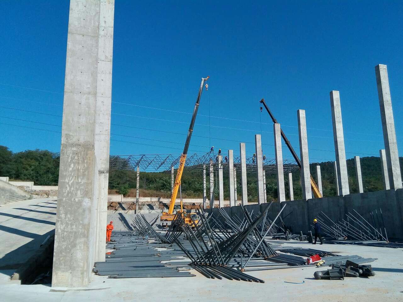 株洲搅拌站网架